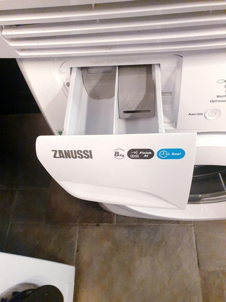 Wasmachine Zanussi 8KG️️️️️️️ ️️lindo500 A++ INC GARANTIE, Ophalen, 1200 tot 1600 toeren, Minder dan 85 cm, 8 tot 10 kg
