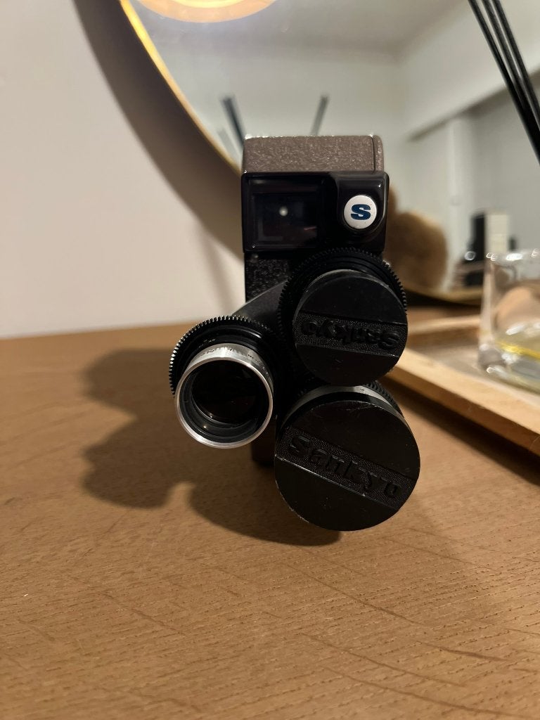 Vintage Sankyo 8-E Standaard 8 filmcamera, Ophalen of Verzenden, 8mm, Camera