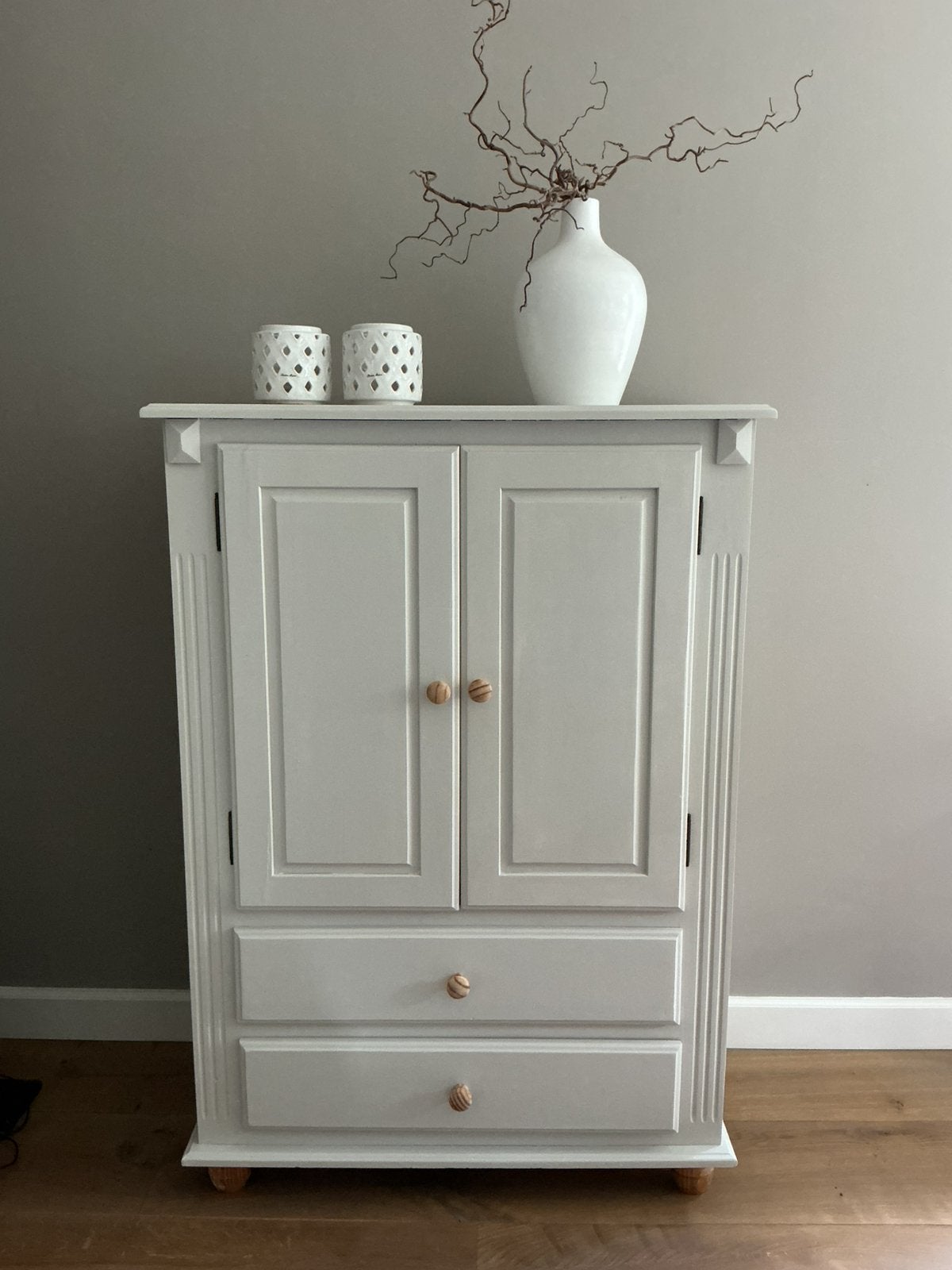 Grenen kast 125x87, Ophalen, Zo goed als nieuw