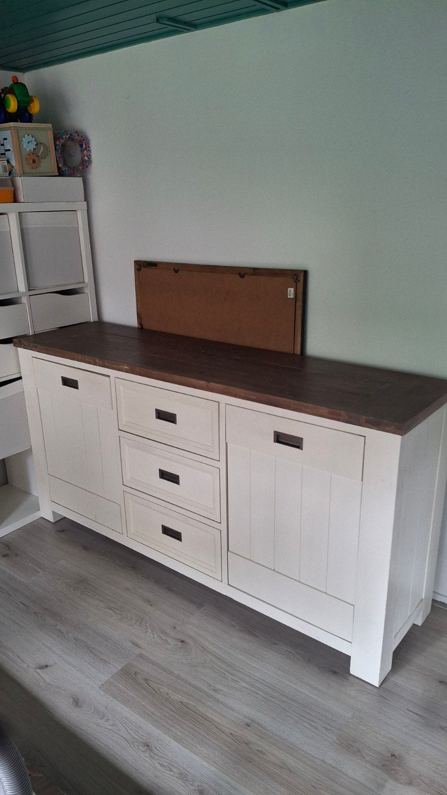 Landelijk dressoir met lades en deuren, Huis en Inrichting, Ophalen, Gebruikt, 150 tot 200 cm, Met lade(s)