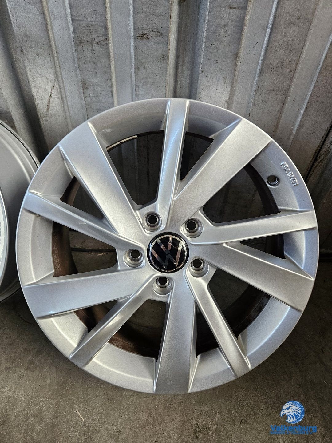 Originele VW Golf 8 5H Gavia 17 inch velgen 5x112, Gebruikt, Velg(en), -, -