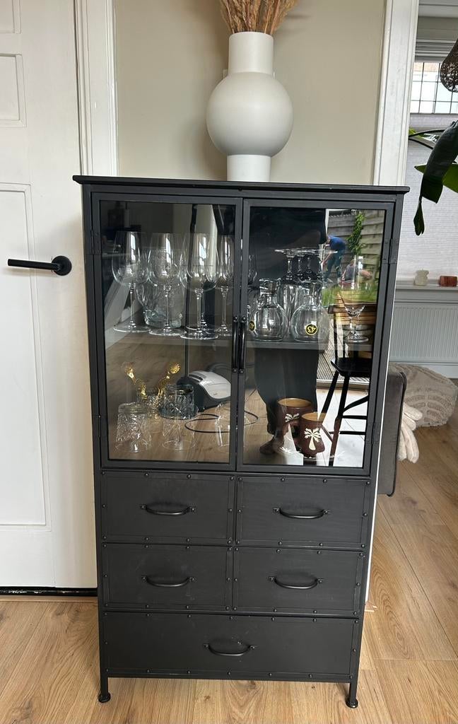 Industriële kast, Huis en Inrichting, Kasten | Buffetkasten, Ophalen of Verzenden, Zo goed als nieuw, 25 tot 50 cm, 100 tot 150 cm