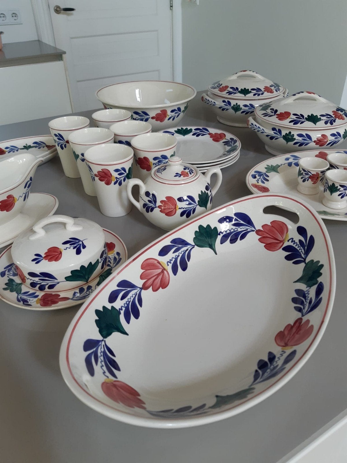 Boerenbont Servies 483A Société Ceramique Maastricht, Ophalen of Verzenden, Gebruikt, Aardewerk, Overige typen