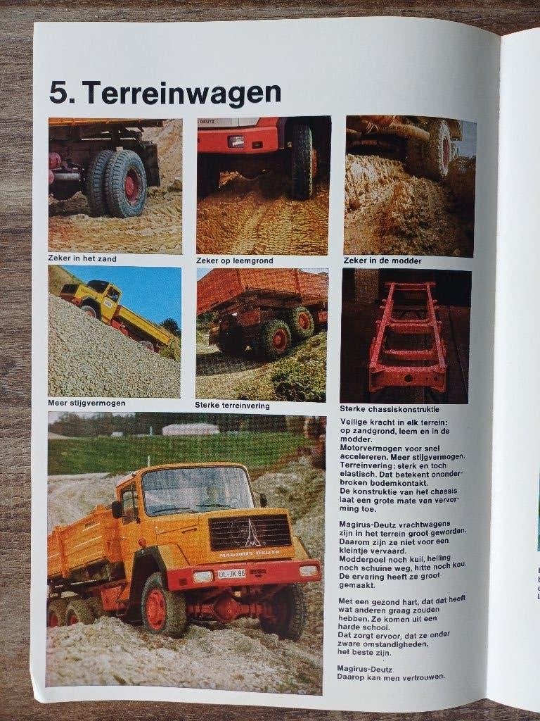Magirus-Deutz brochure uit 1973, Verzenden, Gelezen, Overige merken