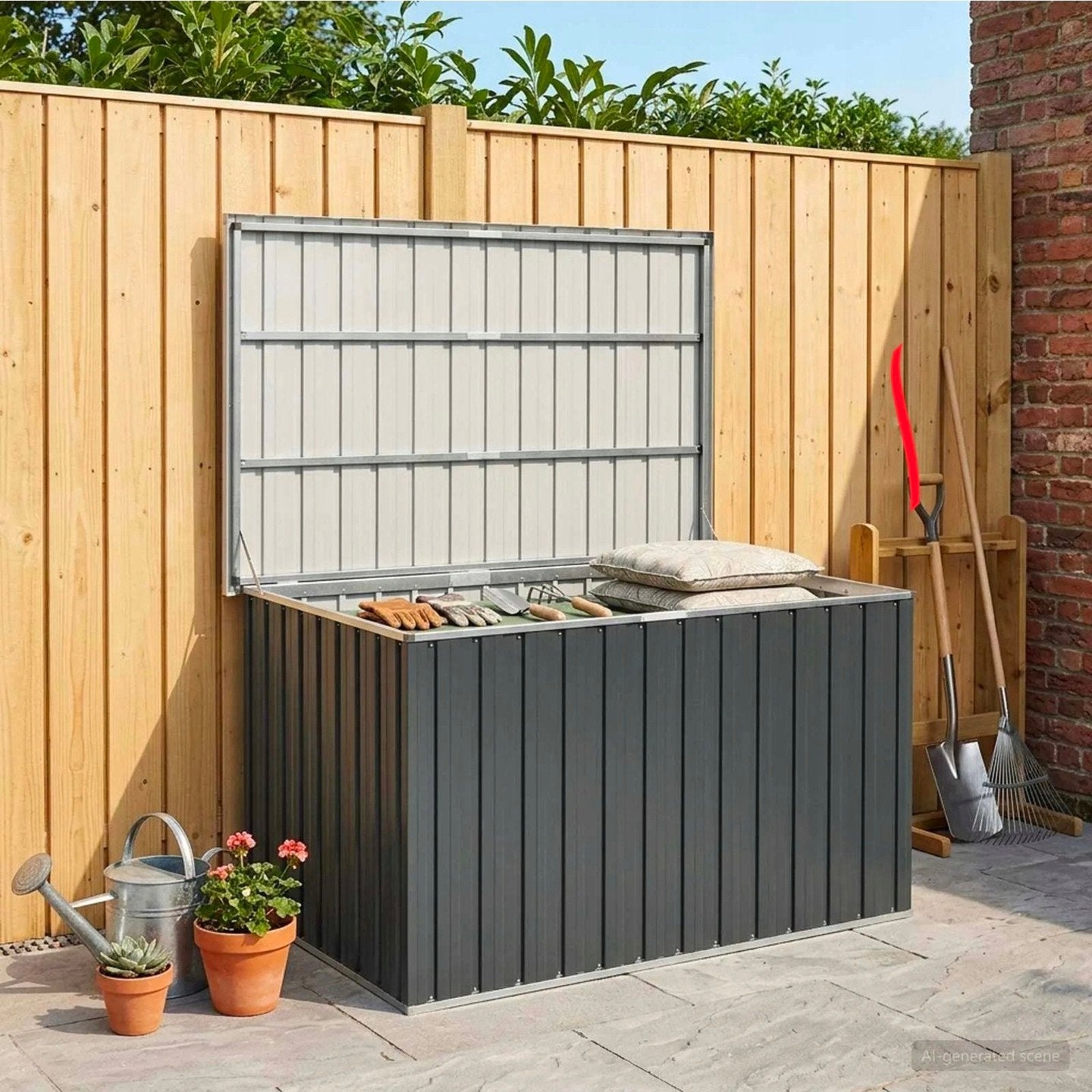 opbergbox voor de tuin -nieuw in doos, Ophalen of Verzenden, Nieuw, Kunststof, Overige typen