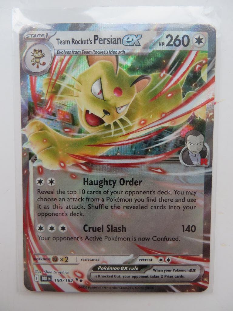 Team Rocket's Persian ex (Pd3), Ophalen of Verzenden, Zo goed als nieuw, Losse kaart