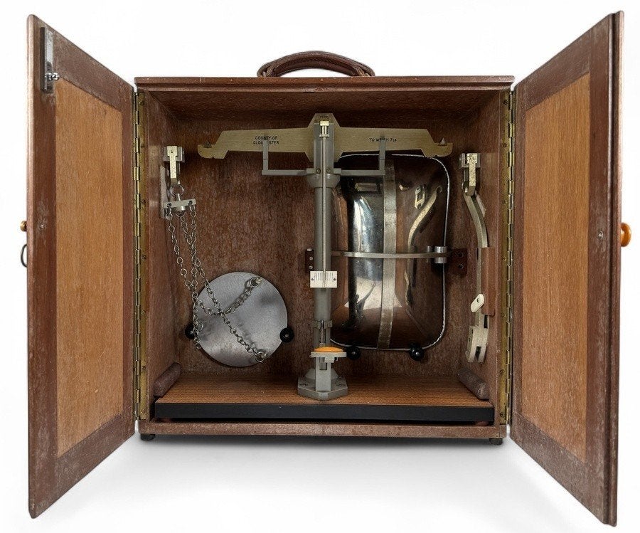 1102. Apothekersweegschaal, precisiebalans - Engeland, Antiek en Kunst, Ophalen of Verzenden