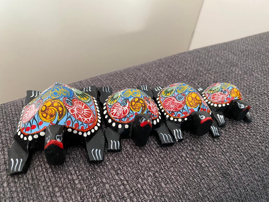 Mexicaanse schilpad, Verzamelen, Beelden en Beeldjes, Ophalen of Verzenden, Gebruikt, Dier