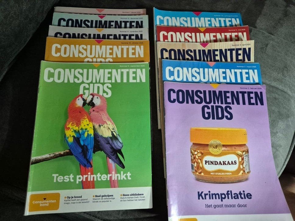 Consumentengids - 10 bladen (sept 2025 t/m aug 2026), Ophalen of Verzenden, Gelezen, Overige typen