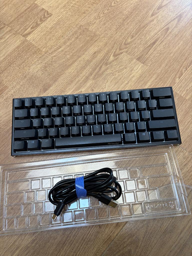 Ducky One 2 Mini RGB, Cherry MX Silent, Qwerty US - zwart, Computers en Software, Toetsenborden, Gaming toetsenbord, Ophalen of Verzenden