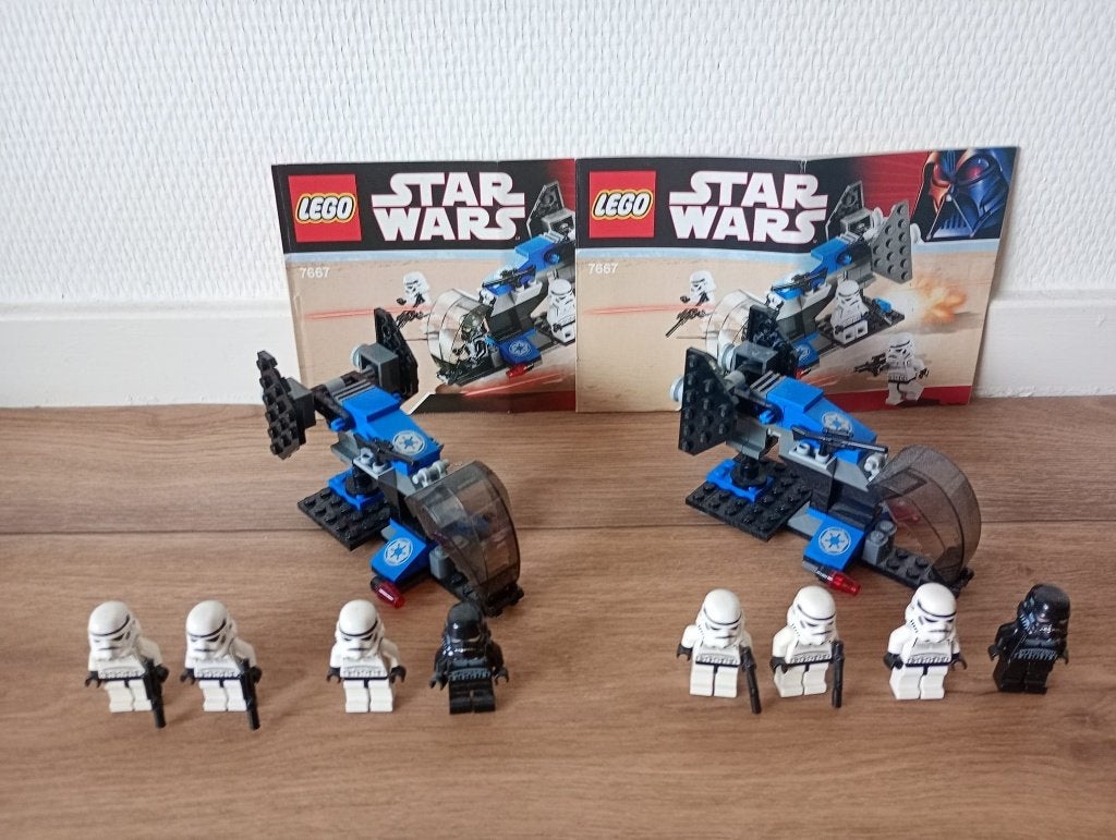 2x Lego star wars 7667, Kinderen en Baby's, Speelgoed | Duplo en Lego, Gebruikt, Star Wars, Lego, Ophalen of Verzenden