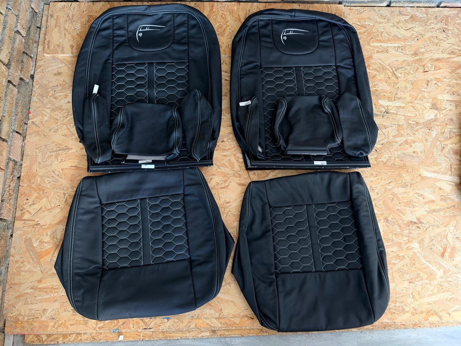Leren Stoelhoezen Set VW Transporter T6 Bulli, Ophalen of Verzenden, Nieuw
