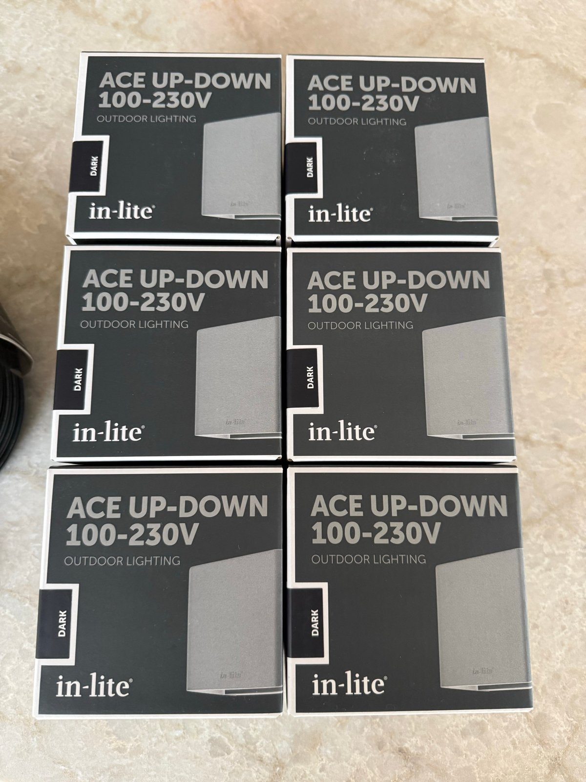 In-lite ACE UP-DOWN 100-230V Buitenverlichting, Tuin en Terras, Buitenverlichting, Ophalen, Minder dan 50 watt, Wandlamp, Netvoeding