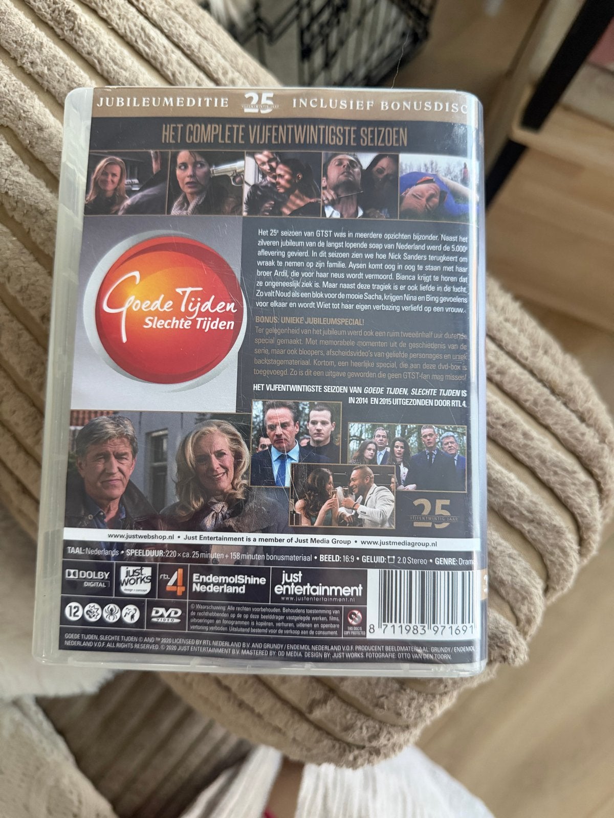 GTS 25e Seizoen DVD box, Cd's en Dvd's, Dvd's | Tv en Series, Bonusmateriaal, Drama, Zo goed als nieuw, Vanaf 12 jaar