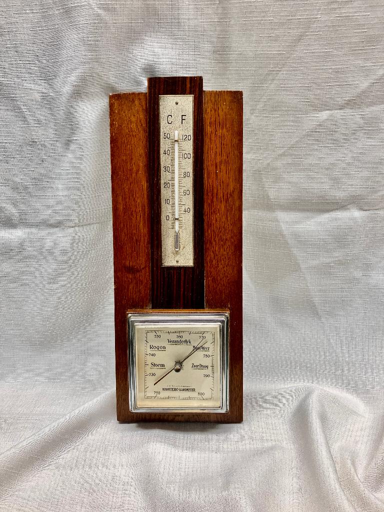 Art Deco Holosteric-Barometer J.M. Schmidt ca. 1935, Verzenden