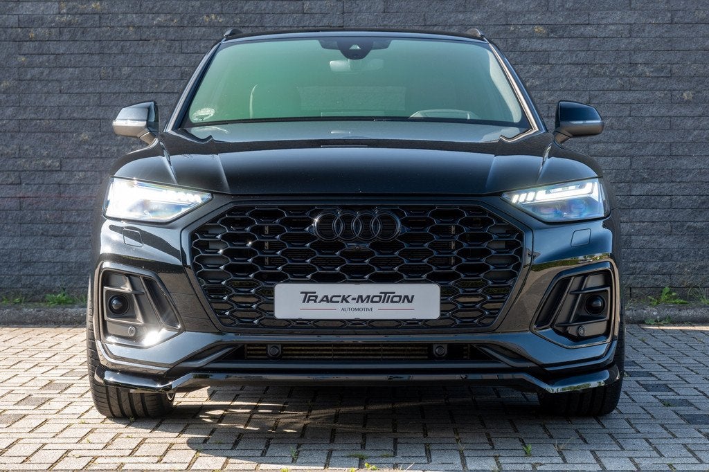 Audi Q5 Sportback 55 TFSI e S Black & Black LUCHTVERING, Auto's, Audi, Automaat, Gebruikt, Zwart, 4 cilinders