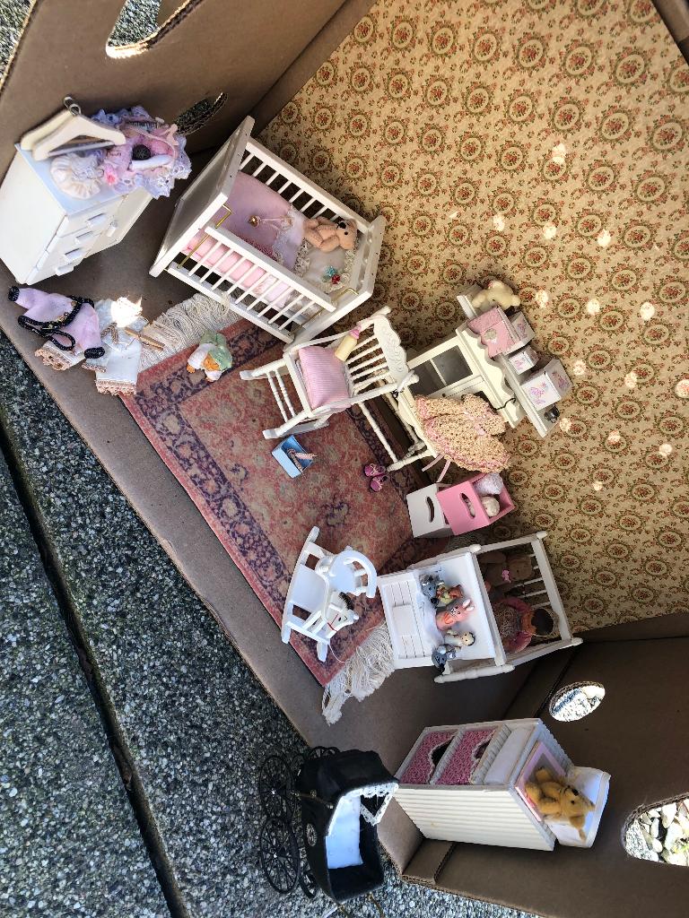 Poppenhuis verzamel kinderkamer, Ophalen of Verzenden, Gebruikt, Poppenhuis