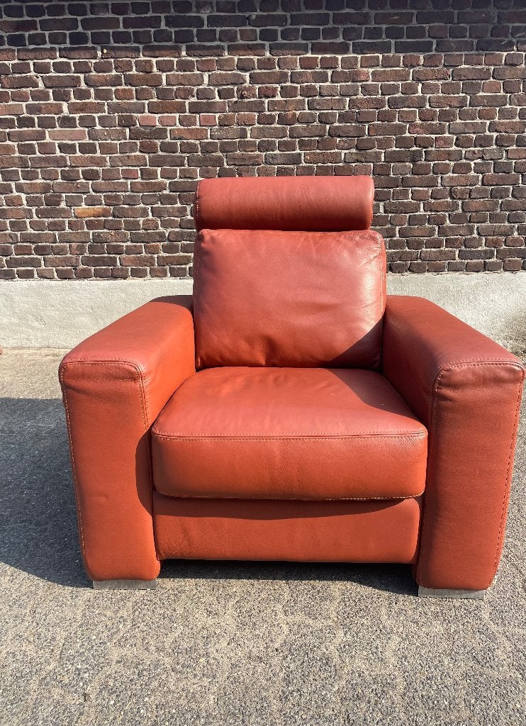 Loungestoel, relax fauteuil, Wiskey fauteuil, Huis en Inrichting, Fauteuils, Ophalen, Kunststof, Gebruikt, 75 tot 100 cm