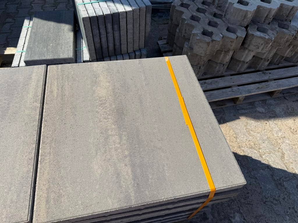 Mooie betontegel 60x60x4, Ophalen, Nieuw, 10 m² of meer, Beton