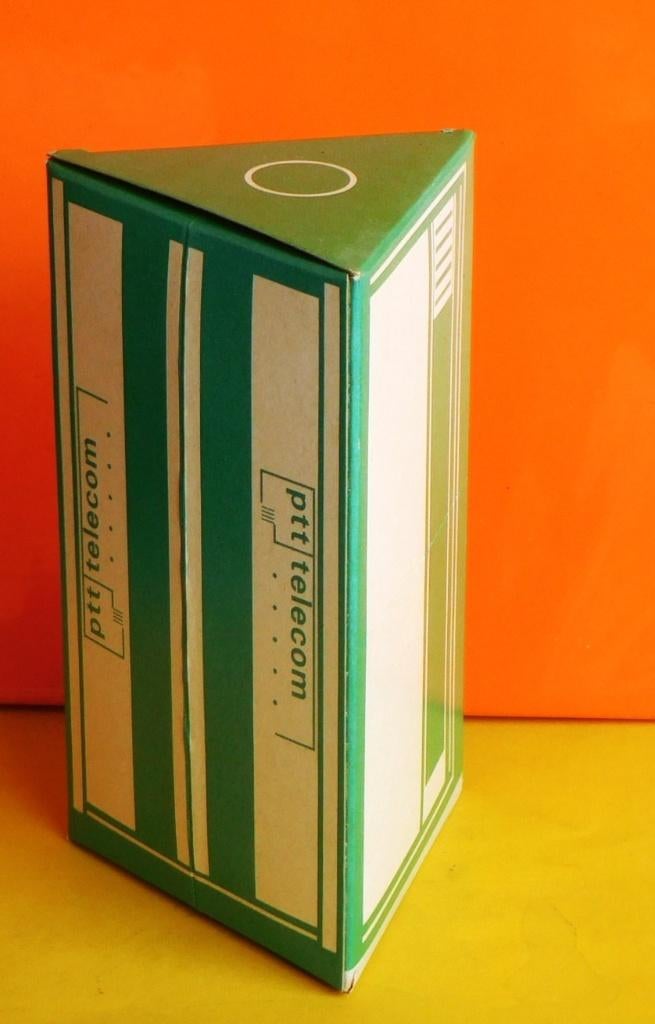 PTT Telefooncel spaarpot, Ophalen of Verzenden, Gebruikt, Kunststof, Object of Gebouw