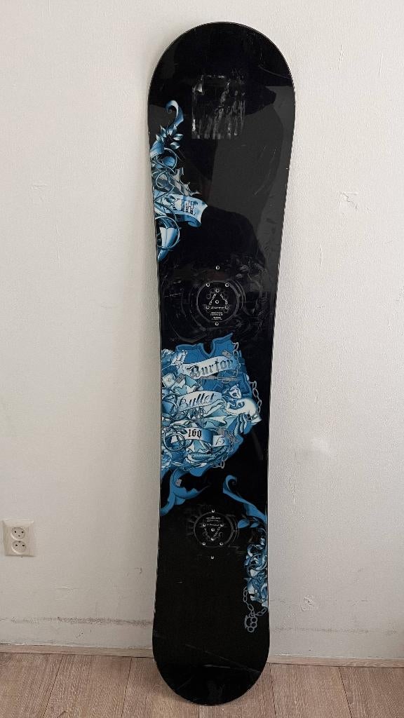 Burton Bullet Snowboard 160cm, Sport en Fitness, Ophalen, Gebruikt, Board