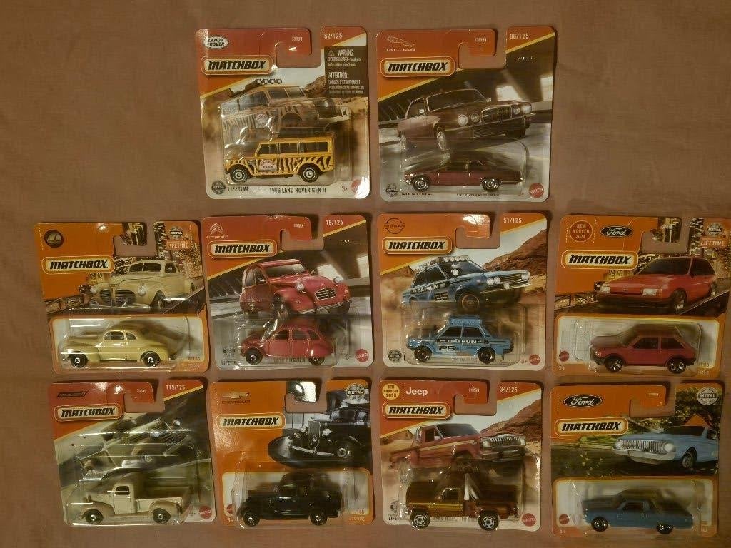 Matchbox Mainline Modellen 10 stuks, Hobby en Vrije tijd, Modelauto's | Overige schalen, Ophalen of Verzenden, Nieuw, Auto
