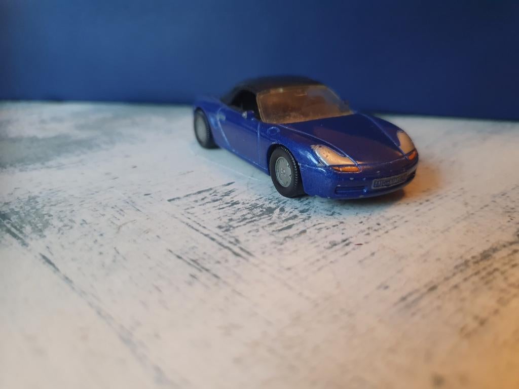 SIKU Porsche Boxster blauw, Ophalen of Verzenden