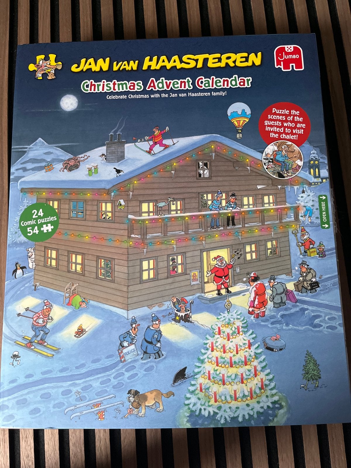 Jan van Haasteren Kerst Adventskalender Puzzel, Ophalen, Meer dan 50 stukjes, Nieuw, 6 jaar of ouder