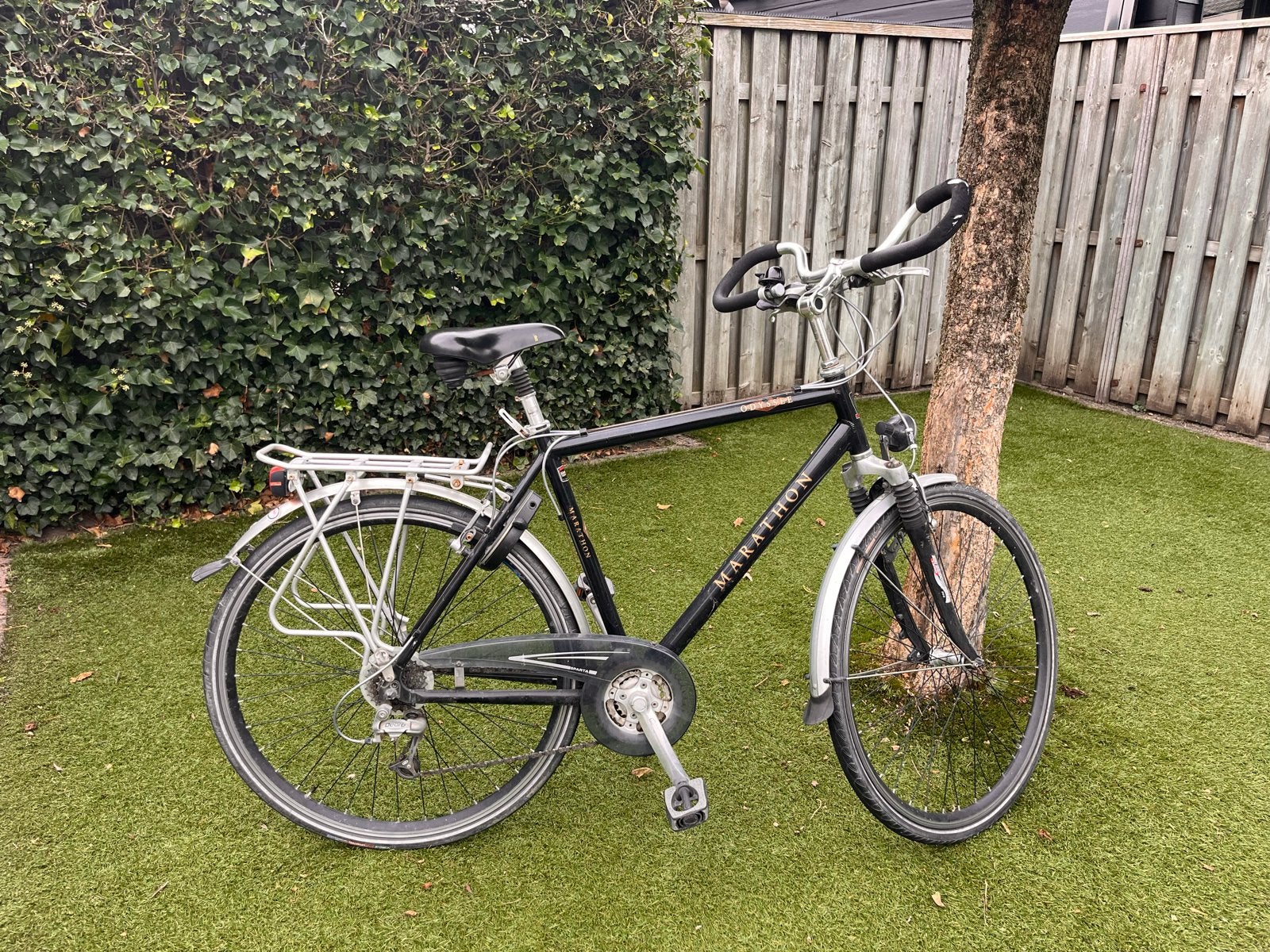 Sparta Marathon Herenfiets - Zwart, Ophalen, Sparta, Velgrem, Versnellingen