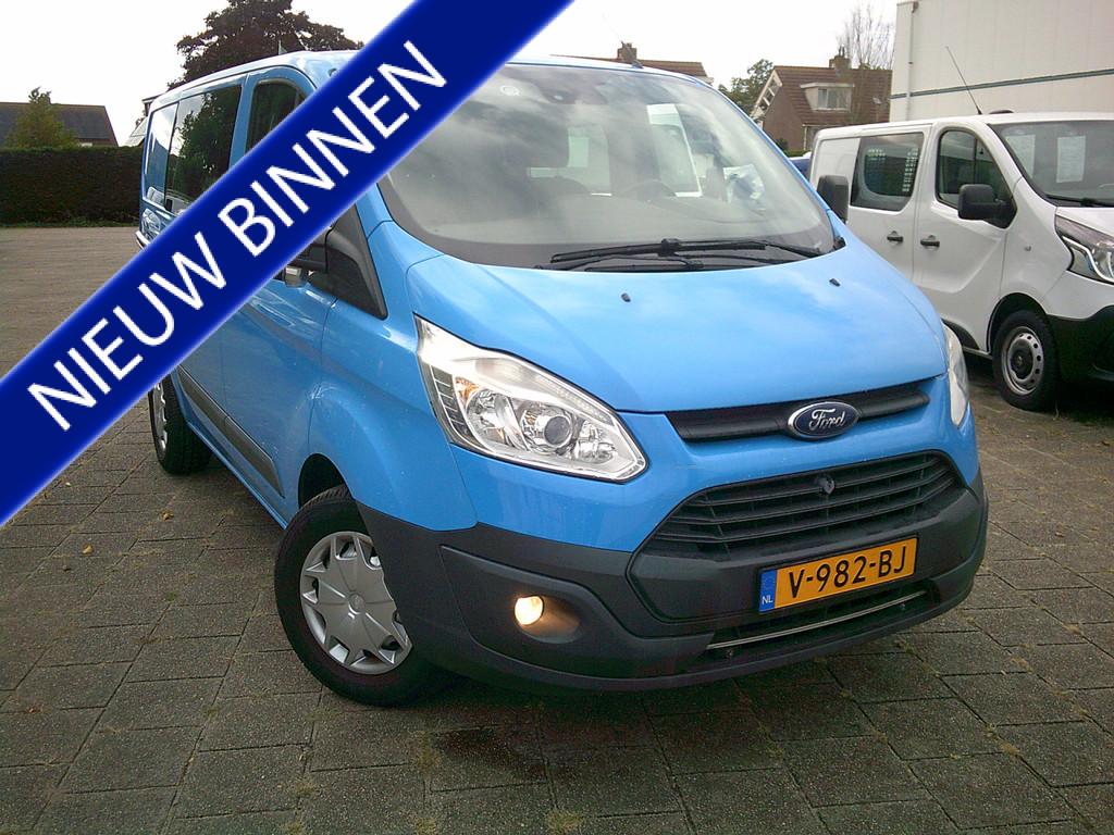 Ford Transit Custom 290 2.0 TDCI L1H1 Trend DC VOORZIEN VAN, Auto's, Voorwielaandrijving, Navigatiesysteem, Stof, 4 cilinders