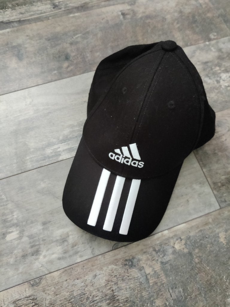 Adidas cap/pet, zwart wit. One size, fits most., Zwart, Nieuw, Overige maten, Ophalen of Verzenden