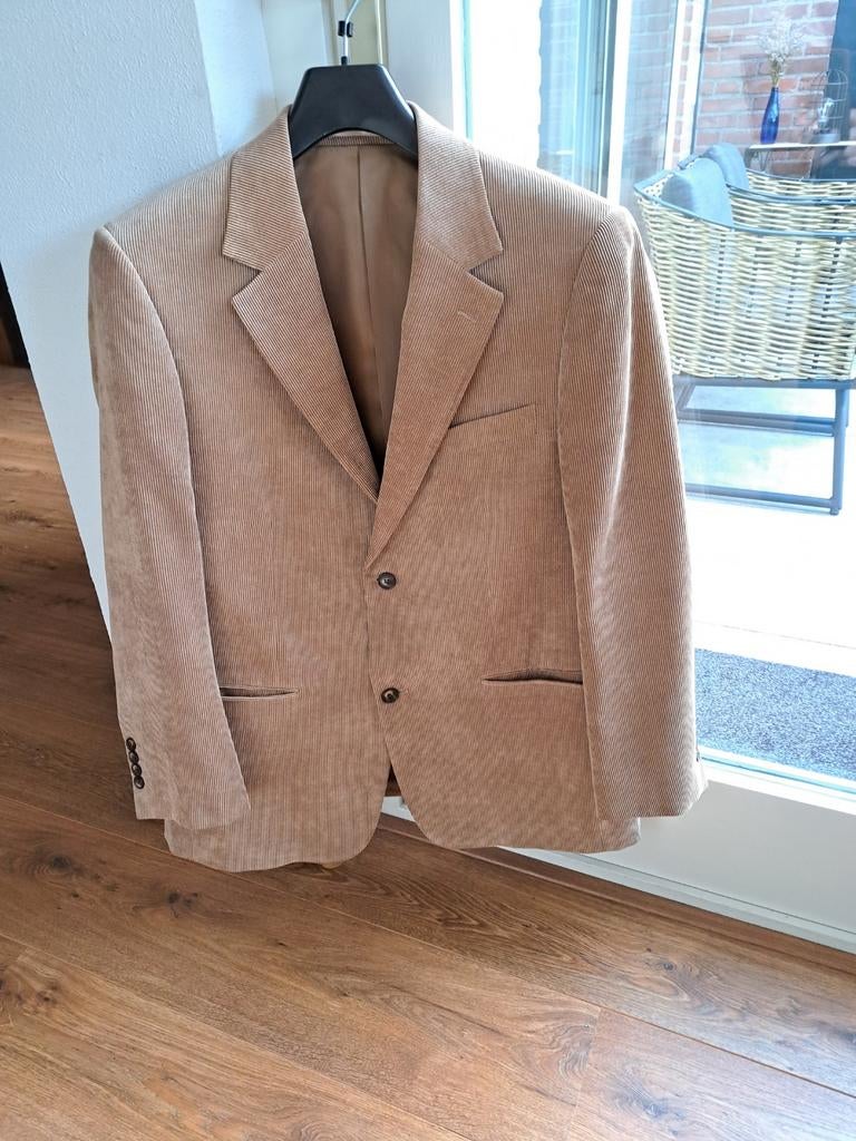 2 mooie Nieuwe Corderoy Heren Colberts, Ophalen, Zo goed als nieuw, Overige maten, Beige