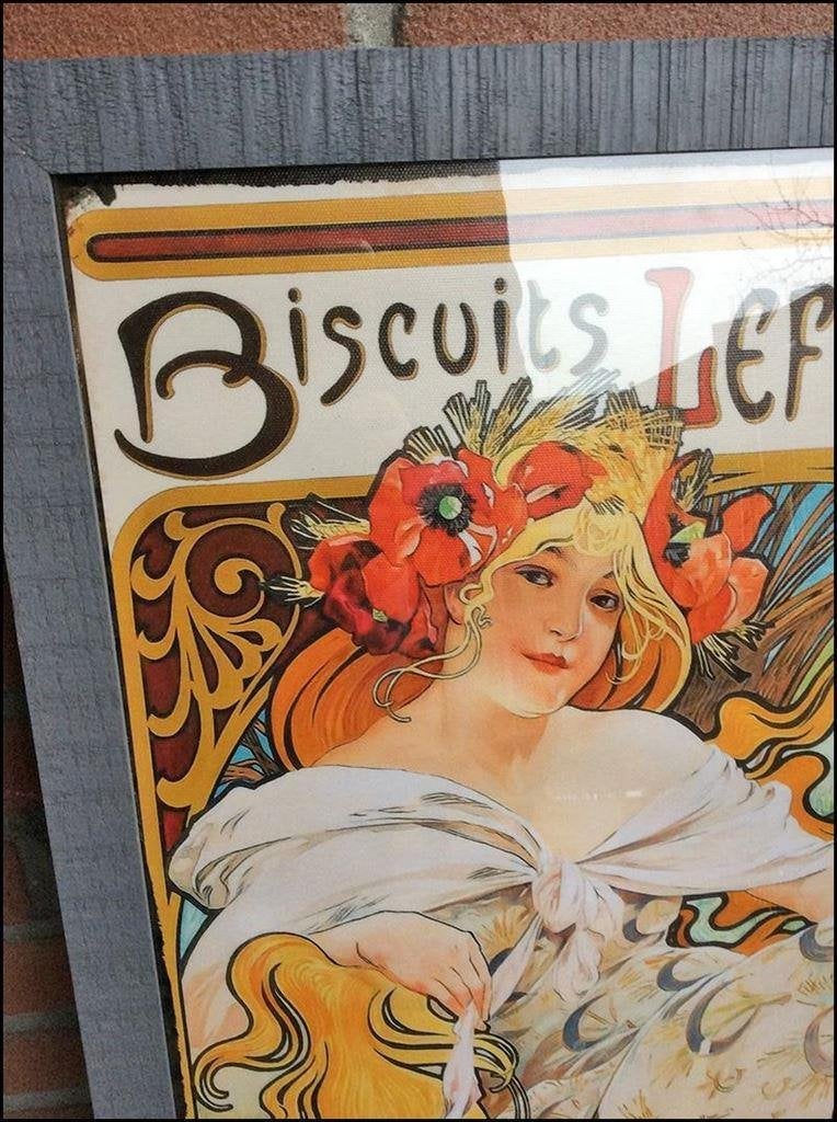 Alphonse Mucha jugendstil ART Nouveau Poster Affiche Frame, Verzenden