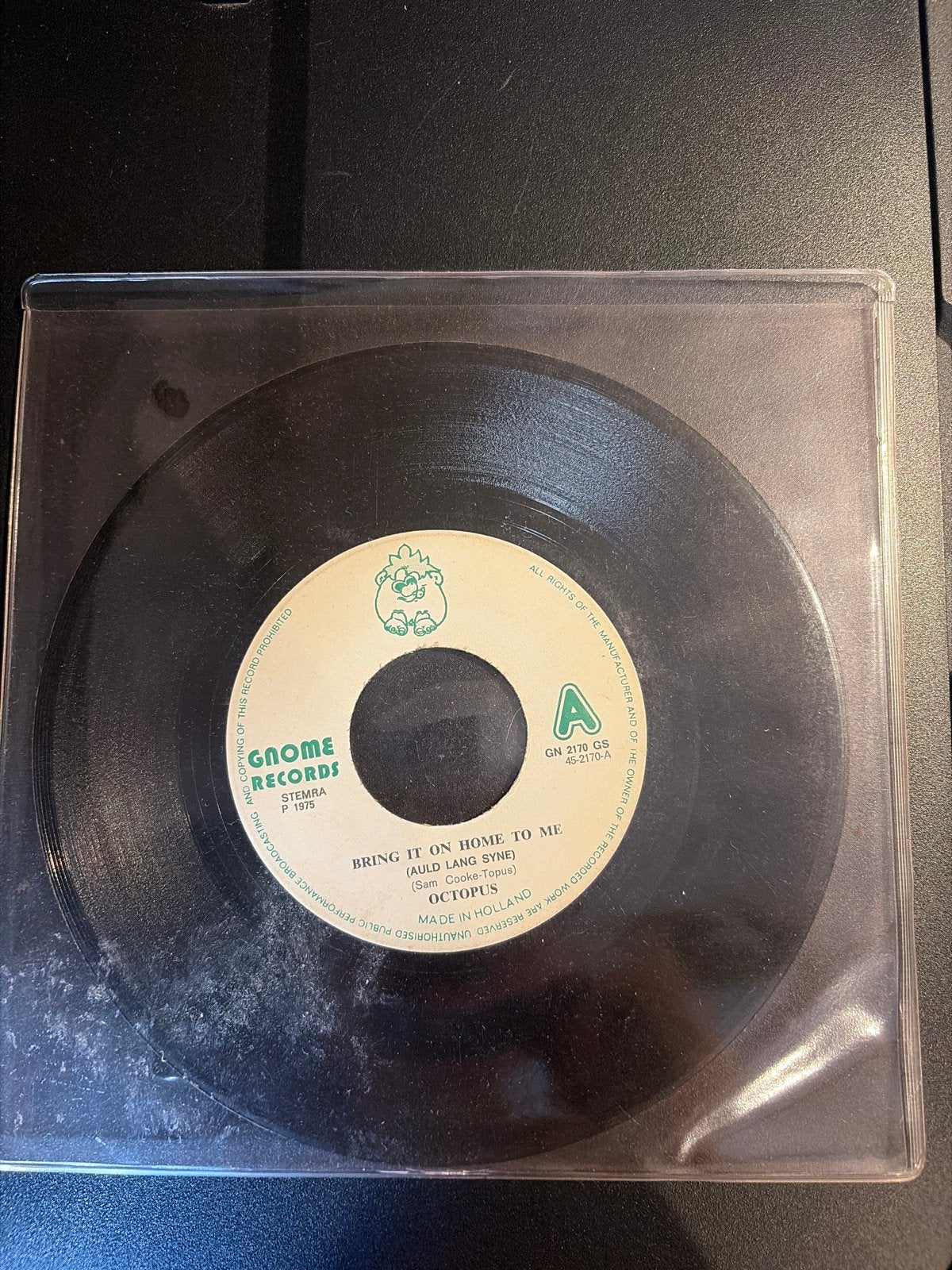 Octopus - Bring It On Home To Me (Auld Lang Syne) 7 inch, Gebruikt, 7 inch, Ophalen of Verzenden, Pop