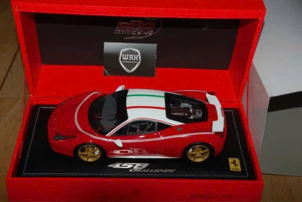 1:18 FERRARI 458 TAILOR MADE LAUDA BBR zie info LTD WRH, Verzenden, Zo goed als nieuw, Auto, Overige merken