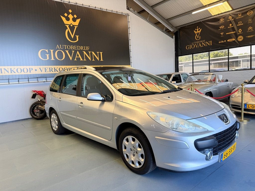 Peugeot 307 SW 1.6-16V Tech Line inruil mogelijk, Auto's, Peugeot, Gebruikt, Lichtsensor, 4 cilinders, 715 kg