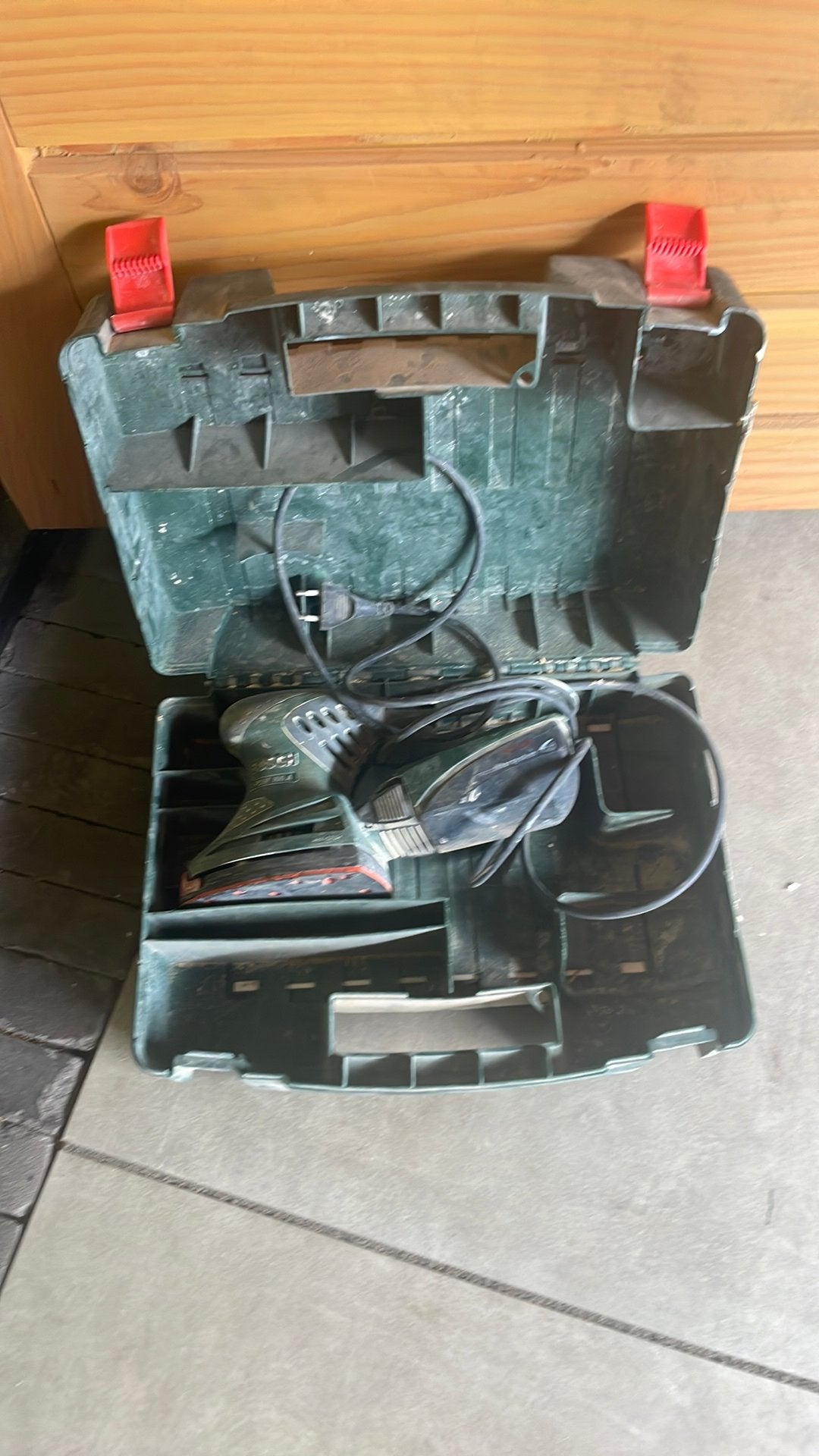 Bosch schuurmachine, Ophalen of Verzenden, Zo goed als nieuw, Minder dan 600 watt, Vlakschuurmachine