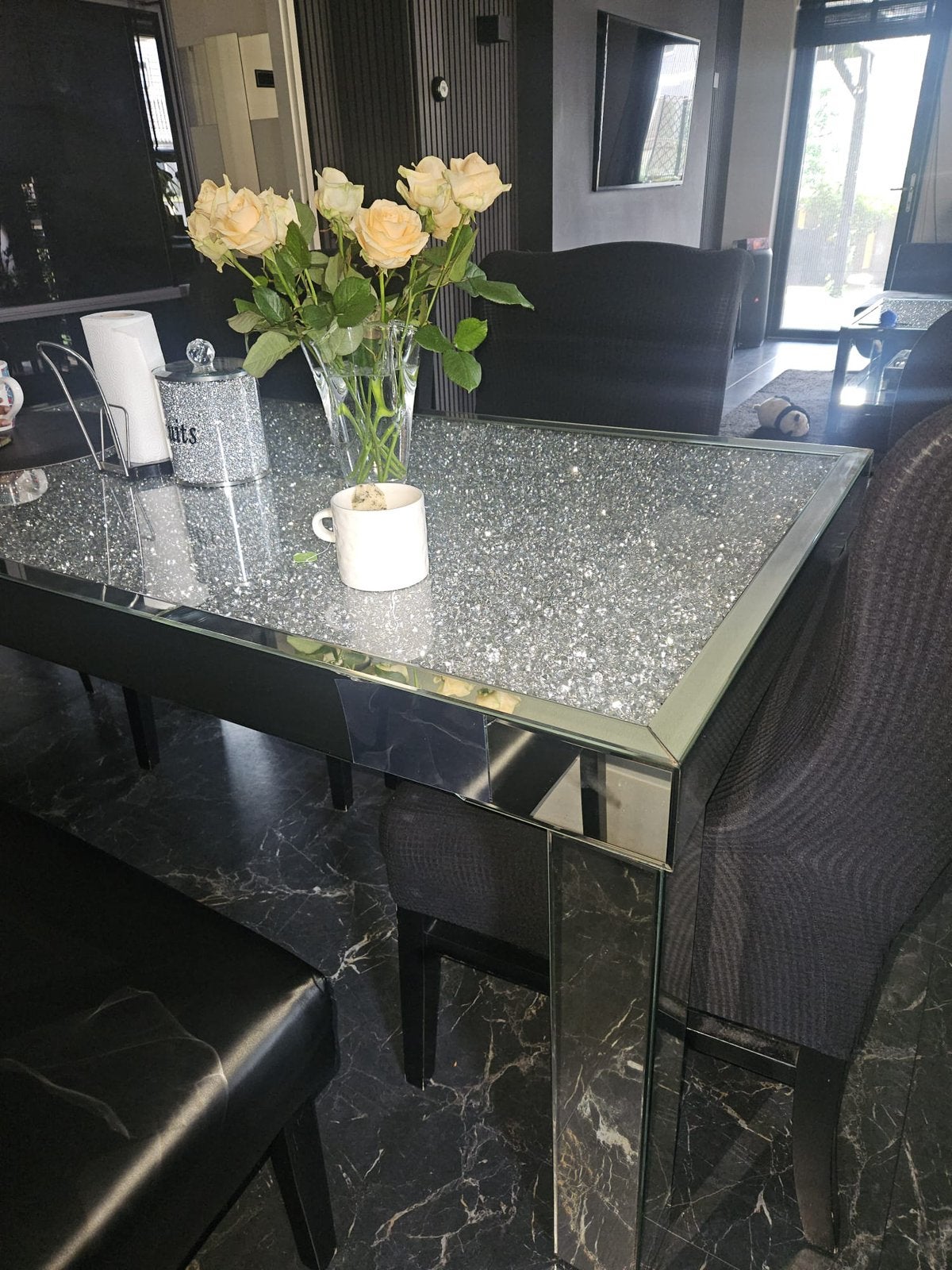 Eettafel, Tuin en Terras, Tuinsets en Loungesets, Ophalen of Verzenden, Zo goed als nieuw, Eettafel