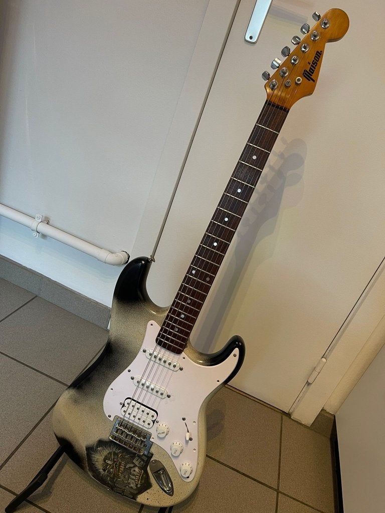 MAISON vintage Stratocaster, Muziek en Instrumenten, Ophalen, Gebruikt, Solid body, Overige merken