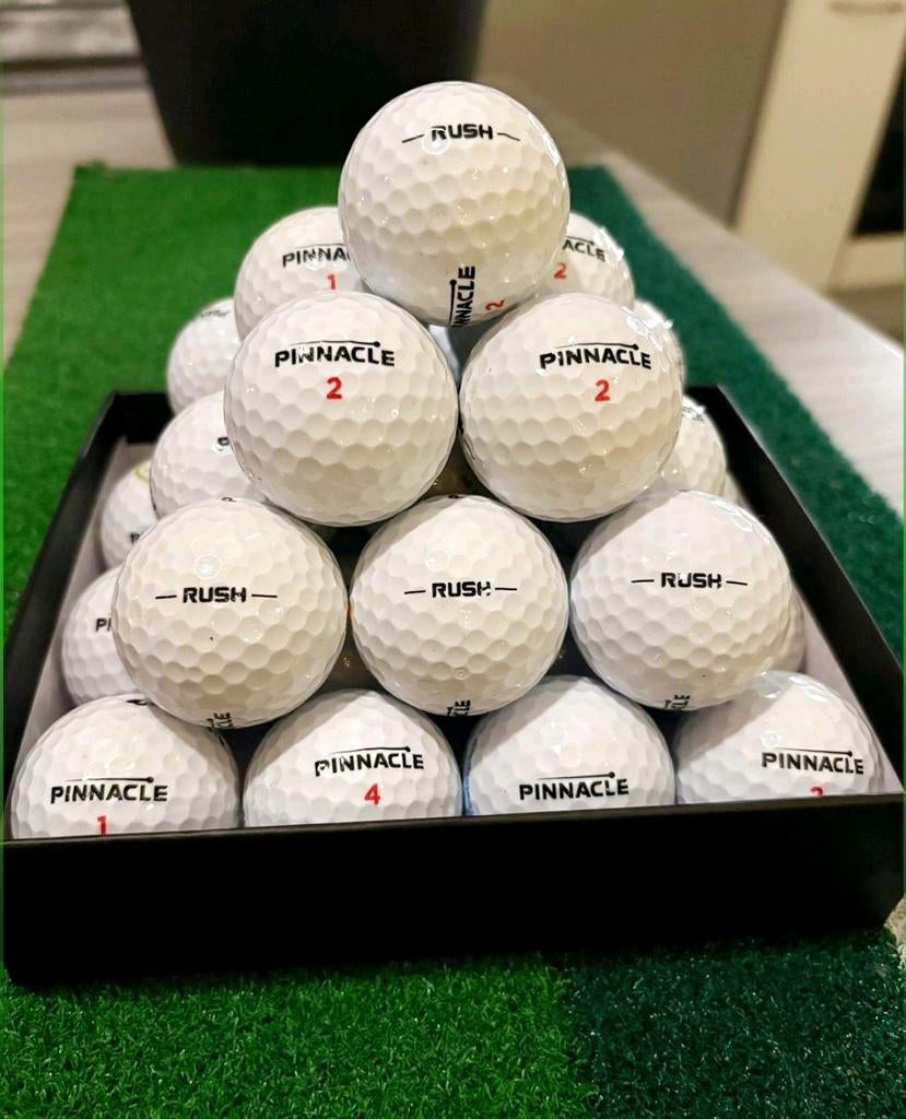 50 Pinnacle Rush Golfballen - AAA Kwaliteit, Overige merken, Bal(len), Ophalen of Verzenden, Zo goed als nieuw