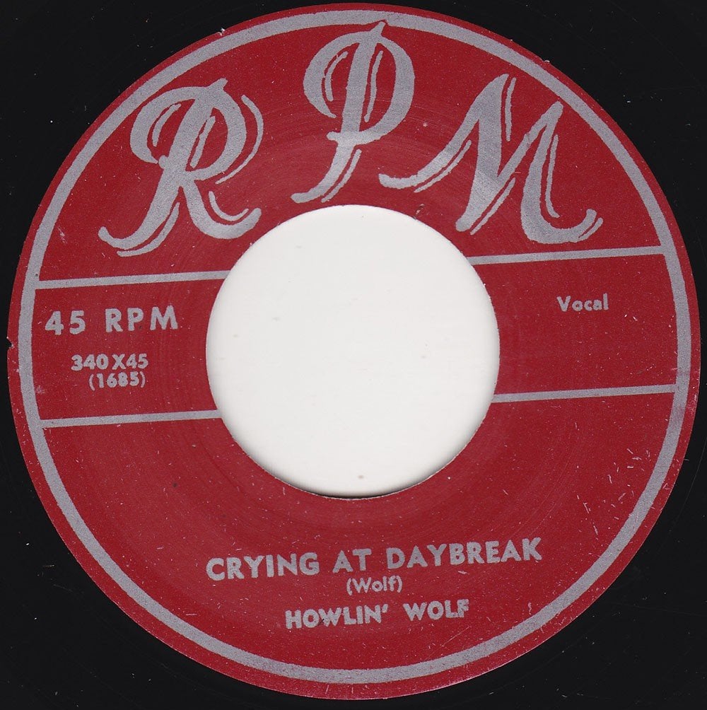 Howlin' Wolf - Crying At Daybreak 7", 7 inch, Single, Ophalen of Verzenden, Pop