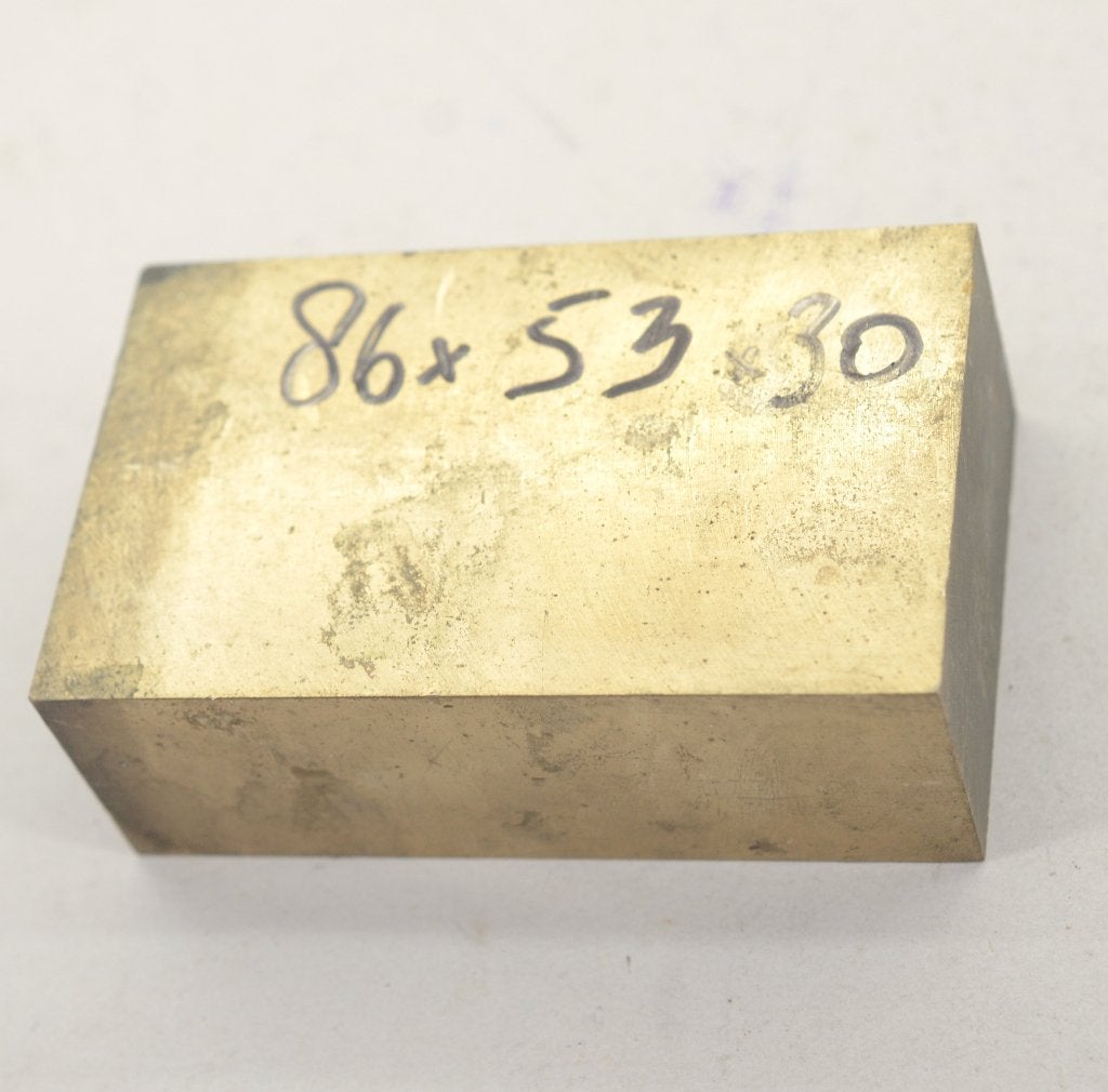 Brons freeswerk. Blokjes. Staf. 2.25 kg, Ophalen of Verzenden, Zo goed als nieuw, Koper of Messing