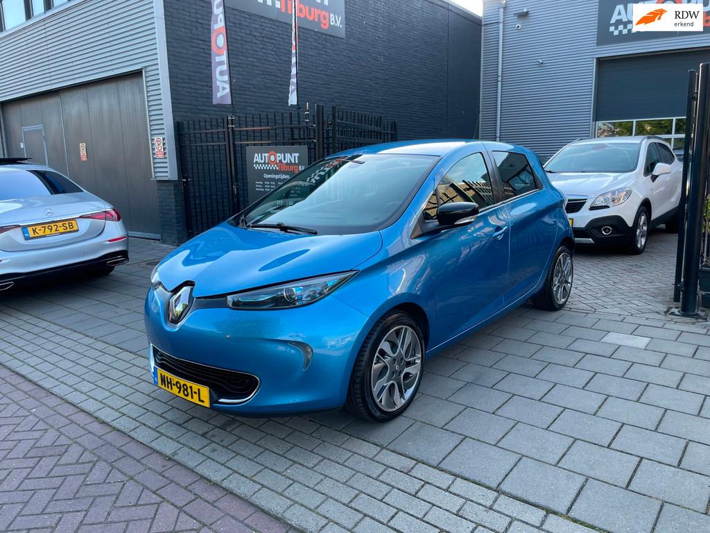 Renault ZOE Q90 Life Quickcharge 41 kWh Airco NAP APK, Gebruikt, 41 kWh, Blauw, Origineel Nederlands