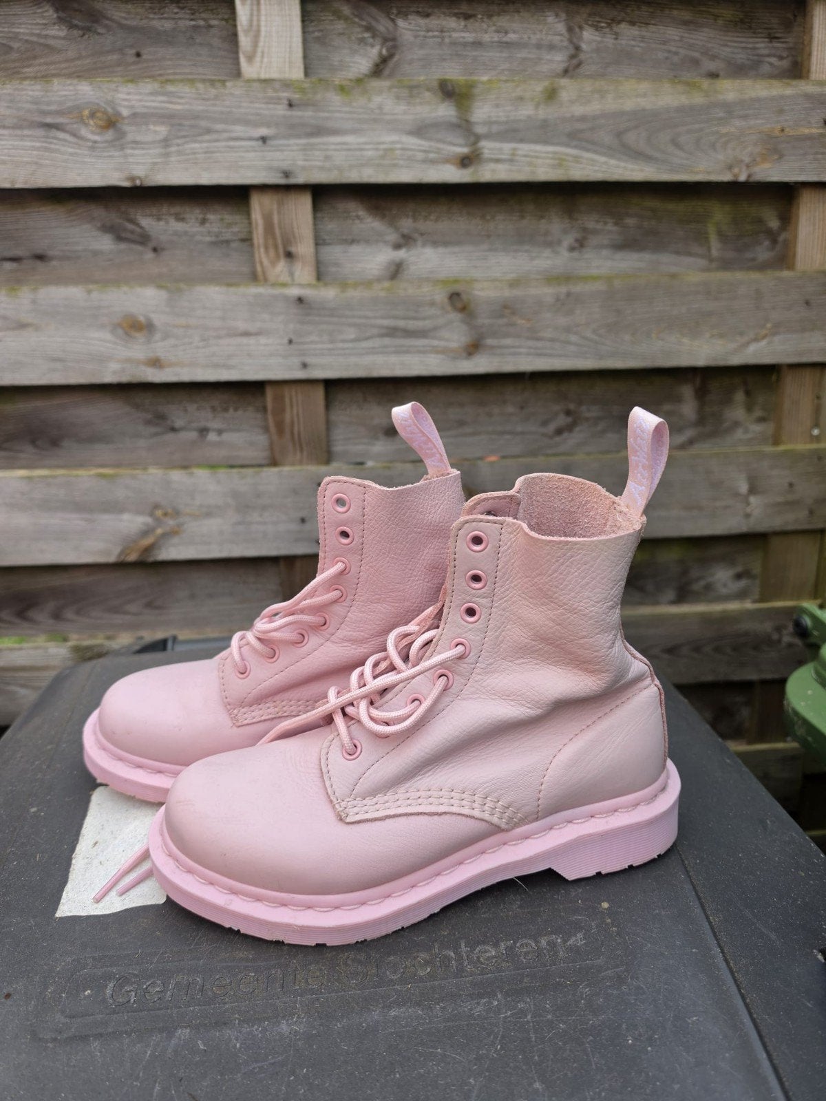 Dr. Martens 1460 Pascal Virginia Mono Veterboots - roze, Ophalen, Roze, Dr. Martens, Zo goed als nieuw