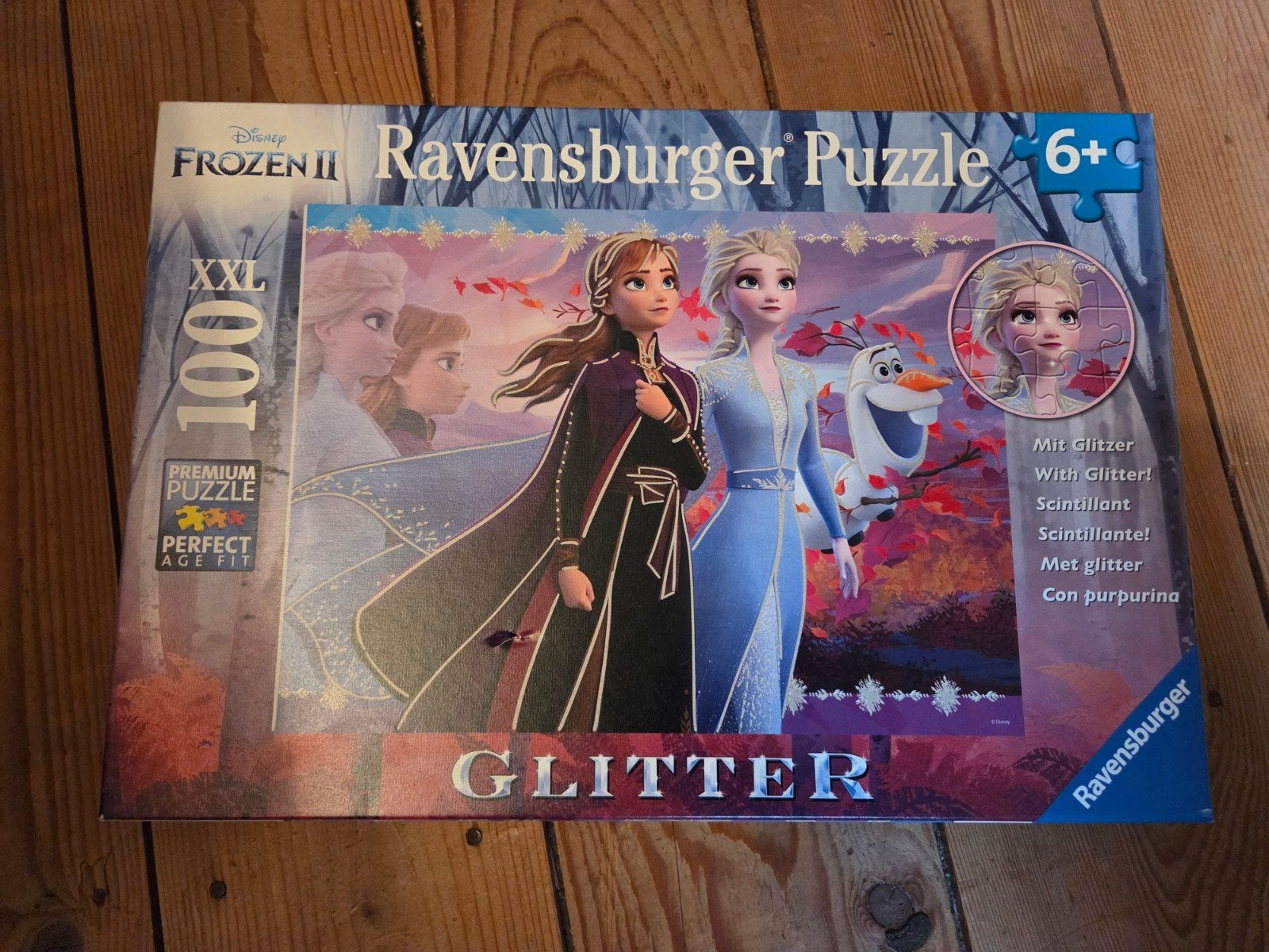 frozen puzzel, Ophalen of Verzenden, Zo goed als nieuw, Puzzelen