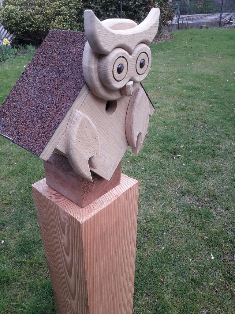 Vogelhuis / Nestkast KOE  of UIL en meer, Tuin en Terras, Vogelhuisjes en Vogelbaden, Nieuw, Ophalen of Verzenden