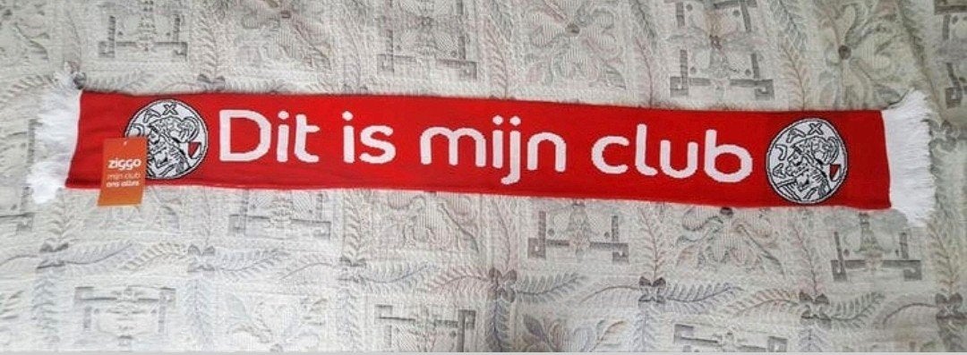 Ajax sjaal Limited Edition dit is mijn club ons alles, Ophalen of Verzenden, Nieuw, Overige maten, Sjaal