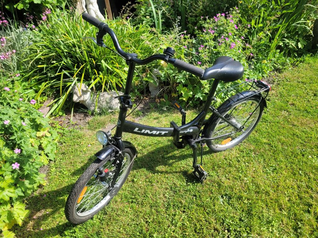 Opvouwbare fiets Limit - Ideaal voor woon-werkverkeer, 20 inch of meer, Gebruikt, Velgrem, Totaal opvouwbaar