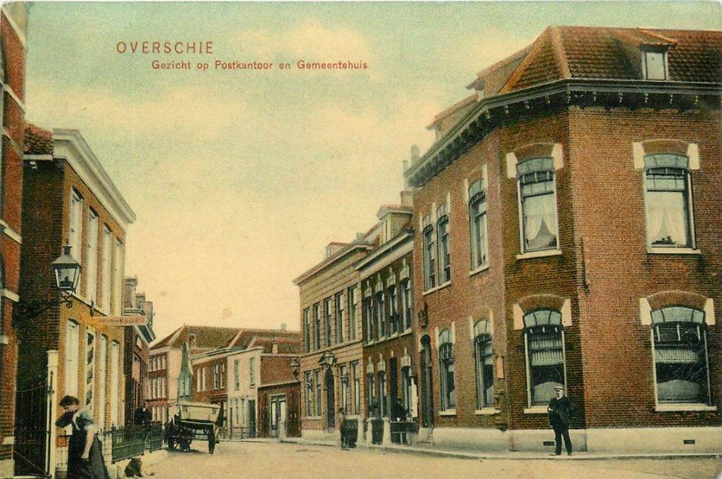 701-277-013 Overschie Postkantoor, Verzenden, Voor 1920, Zuid-Holland