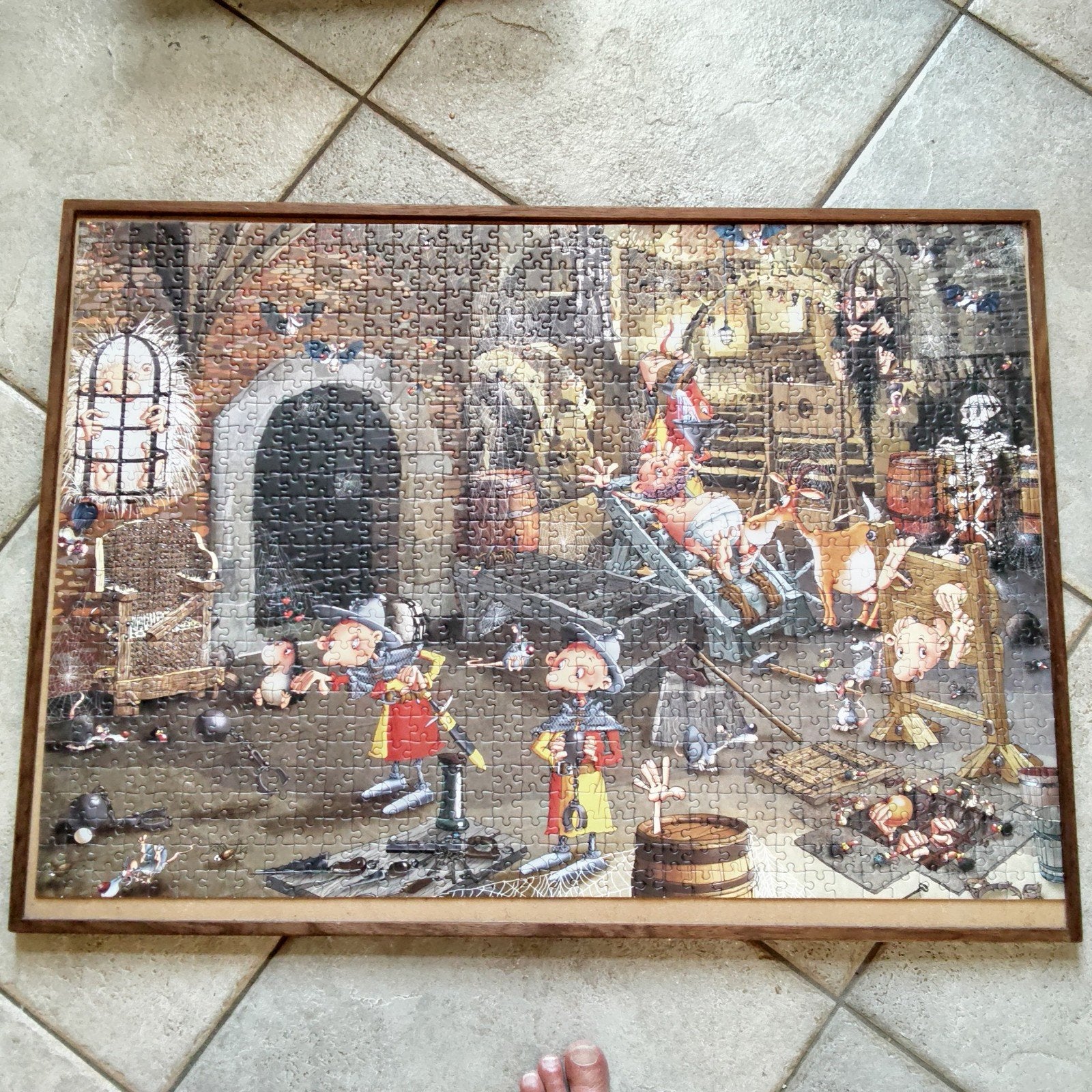 Grafika puzzel Dungeon., Ophalen of Verzenden, 500 t/m 1500 stukjes, Zo goed als nieuw, Legpuzzel